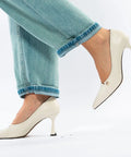 Pantofi Stiletto Eleganti din Piele Naturală cu Toc Ivoar