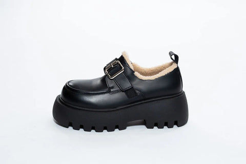 Loafers imblaniti din piele ecologica