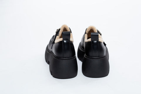 Loafers imblaniti din piele ecologica