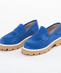 Loafers din piele intoarsa naturală