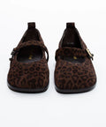 Balerini animal print cu bareta - Annalafaet