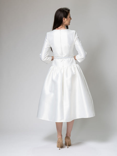 Satin Midi Dress