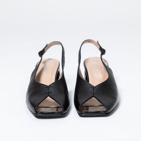 Jewel Heel Sandals with Strap