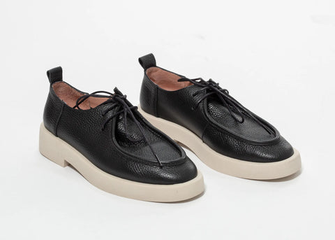 Loafers Negri Lore din piele naturală