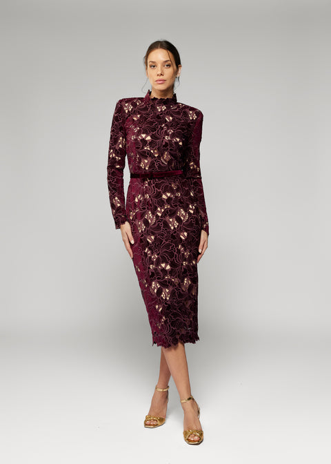 Lace Midi Dress