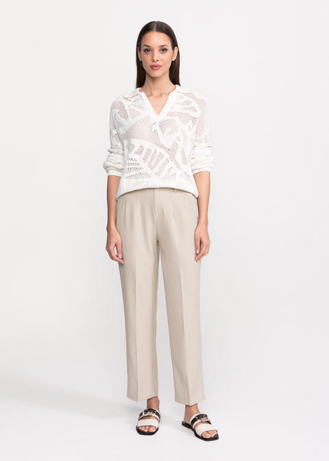 Pantaloni eleganti cu croiala dreapta