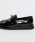 Loafers damă din piele naturală lăcuită