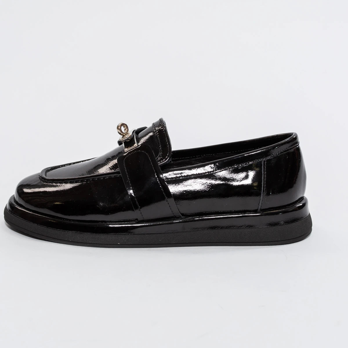 Loafers damă din piele naturală lăcuită