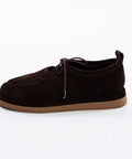 Loafers derby maro închis cu șiret - Annalafaet
