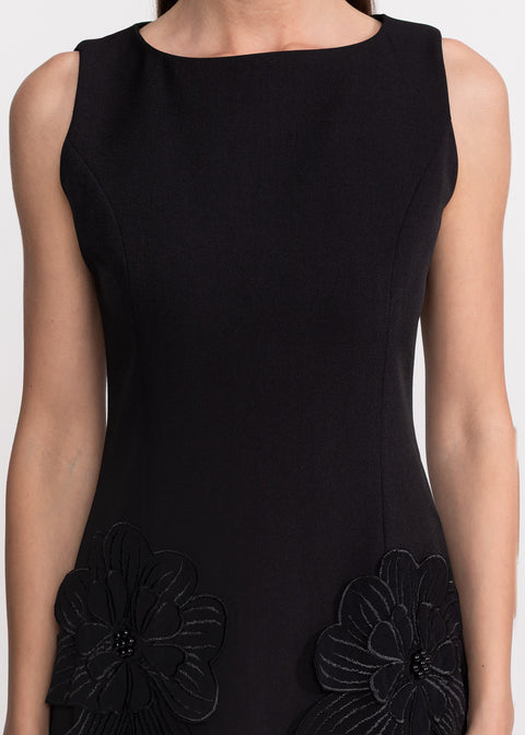 Rochie scurta cu detalii florale