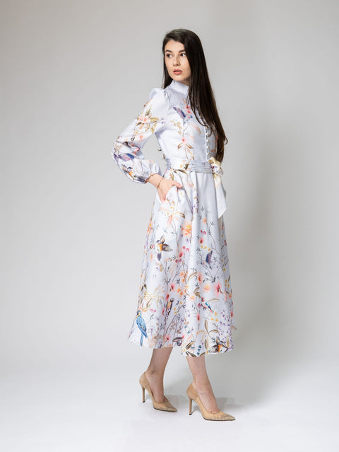 Floral Print Midi Dress