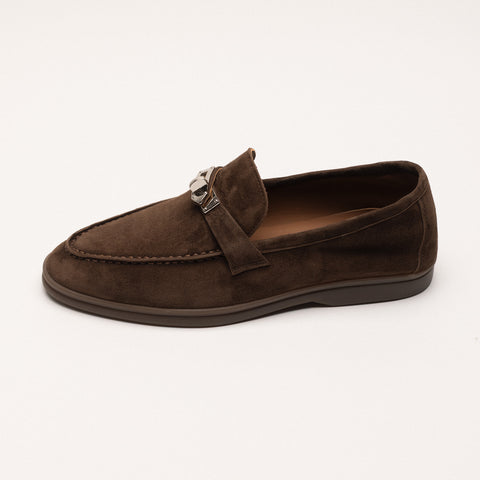 Mocasini cu cusaturi decorative