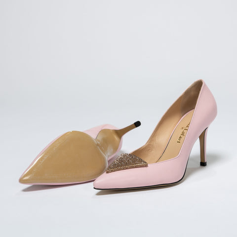 Pumps with Sparkling Embellishment