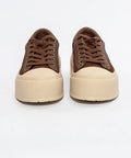 Pantofi sport cu platformă – piele naturală întoarsă