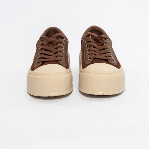 Pantofi sport cu platformă – piele naturală întoarsă