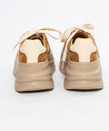 Adidași chunky din piele întoarsă și material textil – Platformă înaltă, stil îndrăzneț