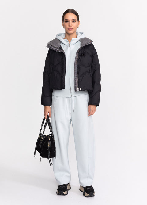 Geaca bomber cu accesorii decorative