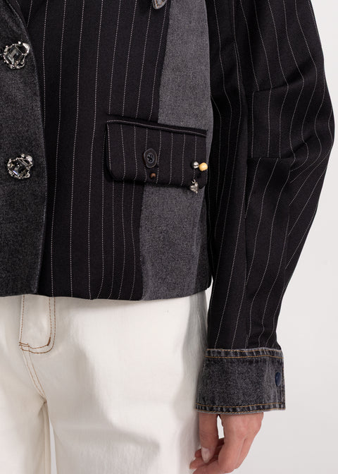 Blazer with Wide Lapels