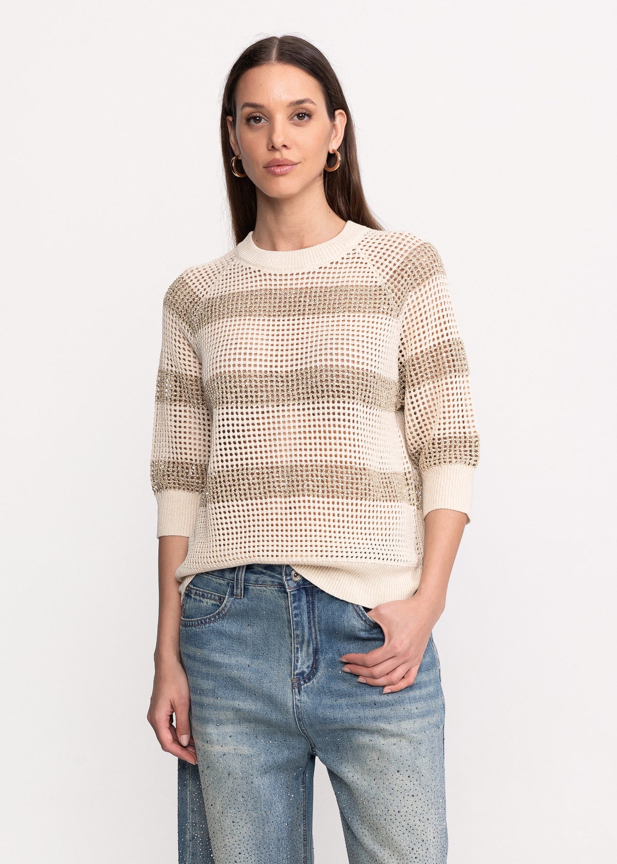 Open-Knit Sweater