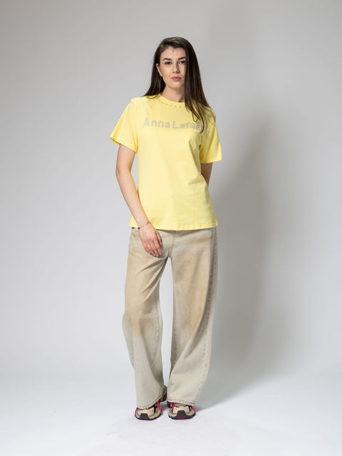 Cotton T-Shirt with Snap Buttons
