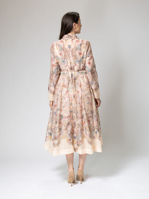 Floral Print Midi Dress