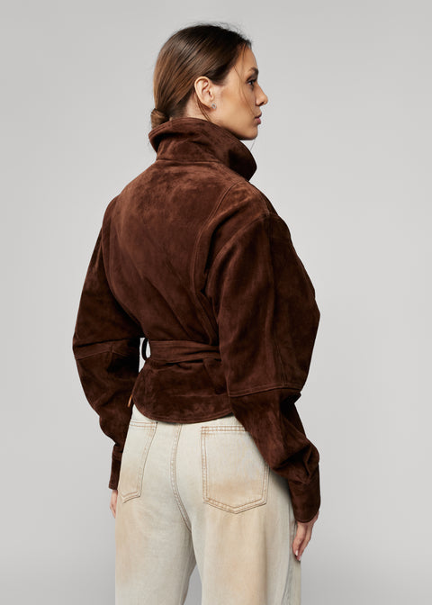Short Suede Jacket
