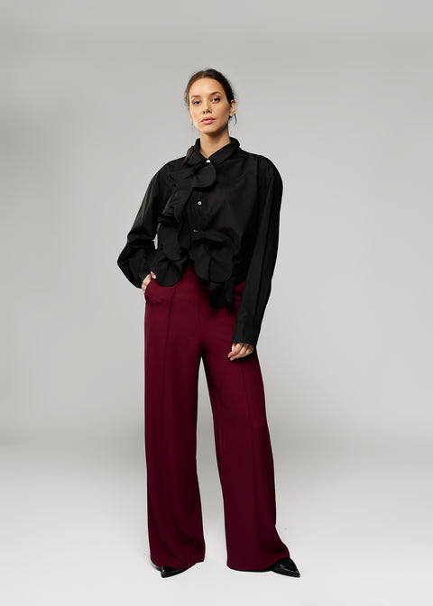 Elegant Wide-Leg Trousers