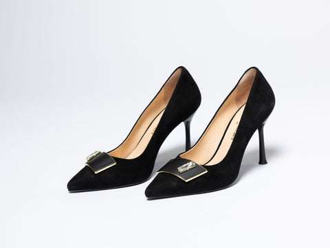 Crystal Stiletto Pumps