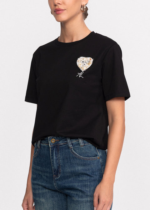 Tricou casual din bumbac AnnaLafaet