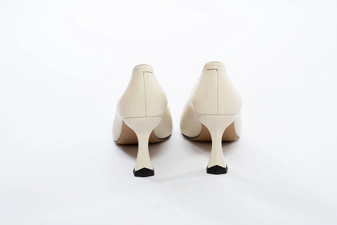 Pantofi Stiletto Eleganti din Piele Naturală cu Toc Ivoar