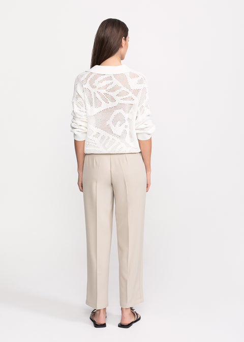 Pantaloni eleganti cu croiala dreapta