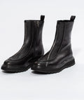 Cizme Biker High-Fashion din Piele Naturală