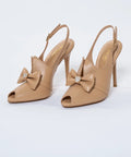 Pantofi din piele naturală nude cu toc înalt de 11 cm – puterea eleganței autentice