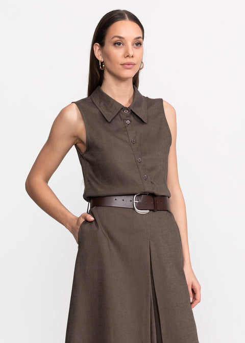Rochie midi din in