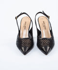 Pantofi eleganți cu plasă și vârf ascuțit – toc subțire 9 cm AnnaLaFaet