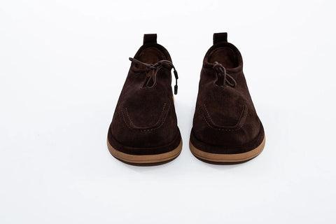 Loafers derby maro închis cu șiret - Annalafaet