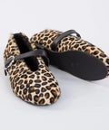 Mocasini din piele naturala leopard
