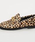 Pantofi din piele naturală leopard
