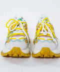Adidași din Piele Naturală Multicoloră Aqua și Galben