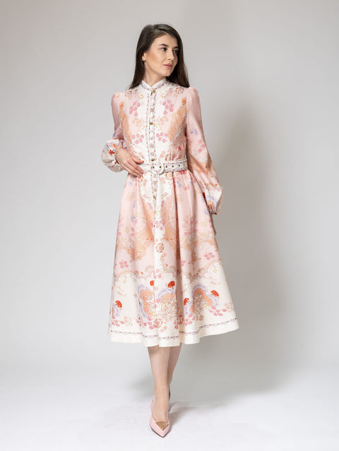 Floral Print Midi Dress