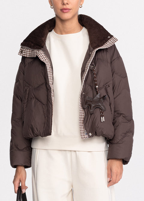 Geaca bomber cu accesorii decorative