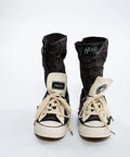 Sneaker înalt din Denim cu stele decorative