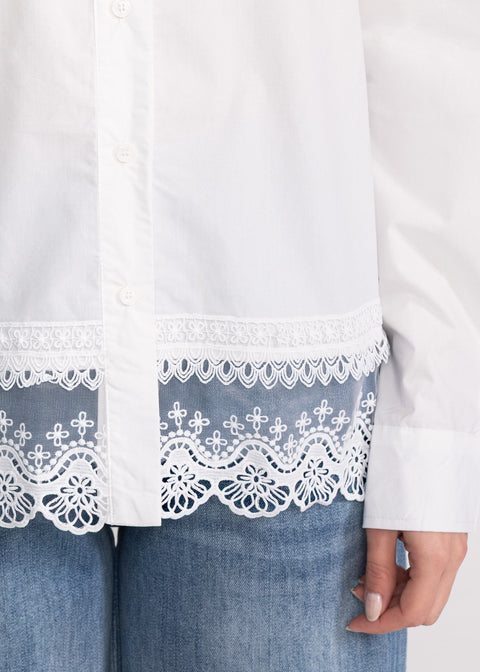 Shirt with Lace Details