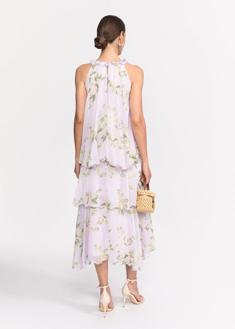 Rochie Midi vaporoasa cu croiala ampla