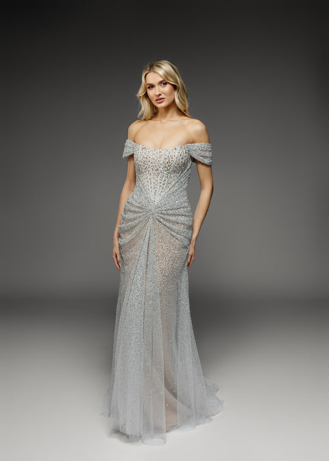 Long Dress with Sparkling Embellishments