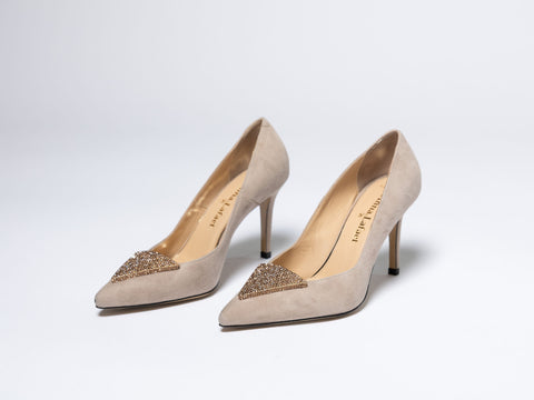 Pumps with Sparkling Embellishment