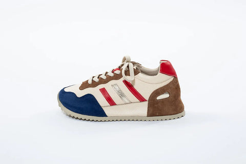 Adidasi din piele,multicolor