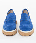 Loafers din piele intoarsa naturală