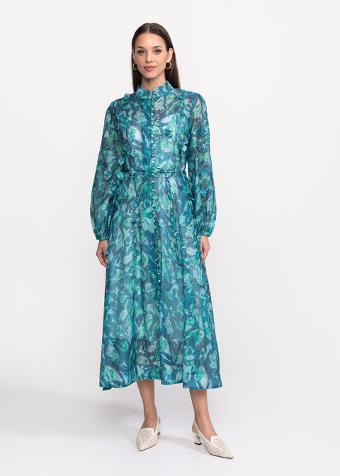 Rochie Midi cu imprimeu floral