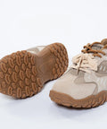 Adidași din Piele Naturală Întoarsă Bej/Taupe - Eleganță și Confort